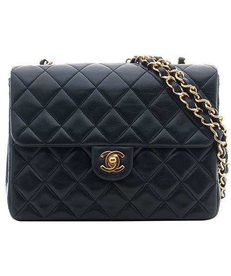 chanel black quilted bad|CHANEL.